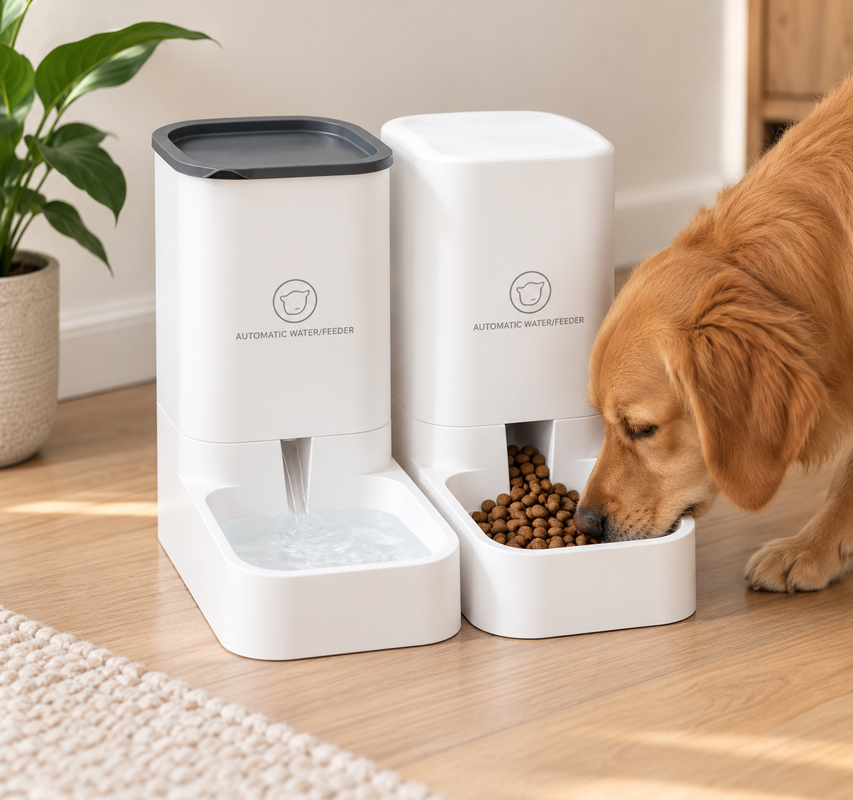 CozyPaws' DuoPet - Slim Voer- & Watersysteem