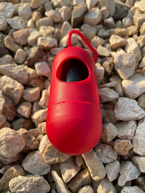Dog Poop Bag Dispenser with Bags